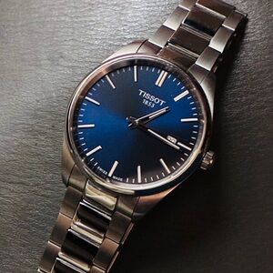 Tissot Deep Blue Dial with Silver Bracelet